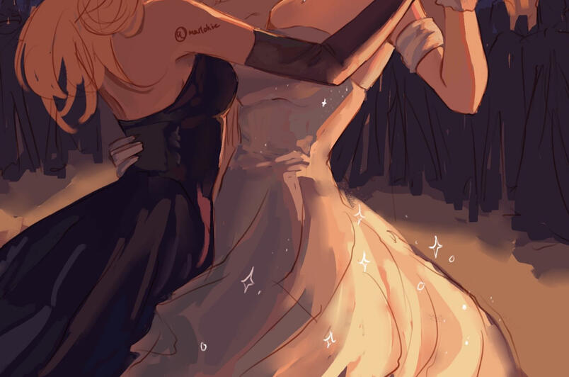 It's a wip but I thought the dresses looked pretty so far :)